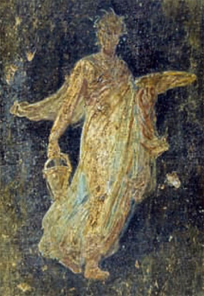 HGW06 Pompeii. Villa of Cicero. Maenad with platter and bucket.
Now in Naples Archaeological Museum. Inventory number 9292.
