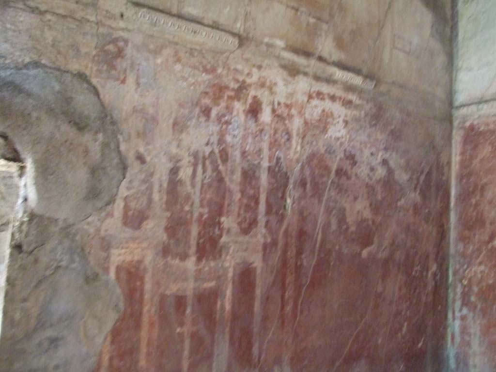 HGW24 Pompeii. December 2006. 
North wall of one of the richly decorated living rooms on the lower level, on the eastern side of the garden portico. 
(Villa Diomedes Project – area 61).
(Fontaine, room 5,13).