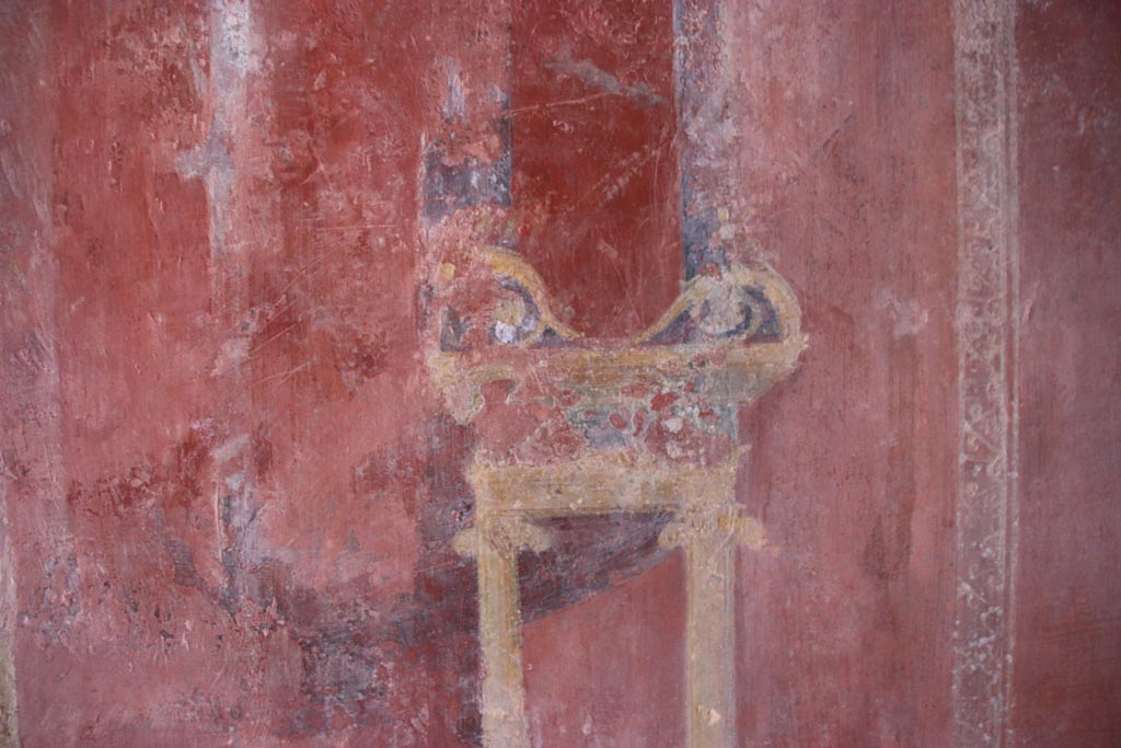 HGW24 Pompeii. Villa of Diomedes. October 2023. Centre of south wall, detail. Photo courtesy of Klaus Heese.
(Villa Diomedes Project – area 61).
(Fontaine, room 5,13).