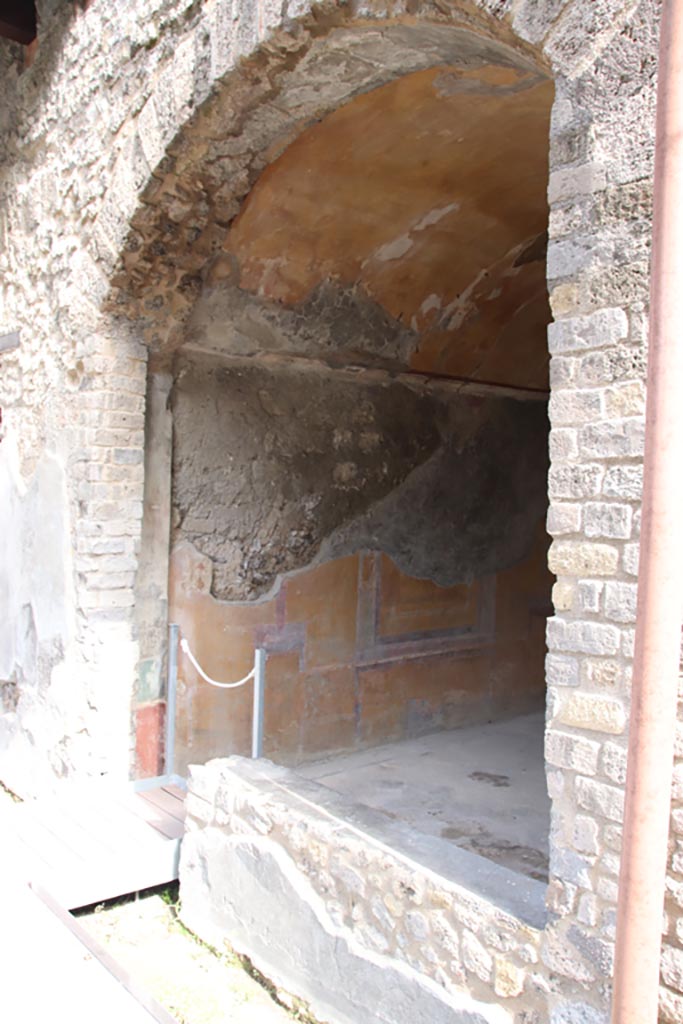 Villa of Diomedes, Pompeii. October 2023. 
Looking north-east towards entrance doorway from east portico. Photo courtesy of Klaus Heese.
(Villa Diomedes Project – area 54).
(Fontaine, room 5,7).