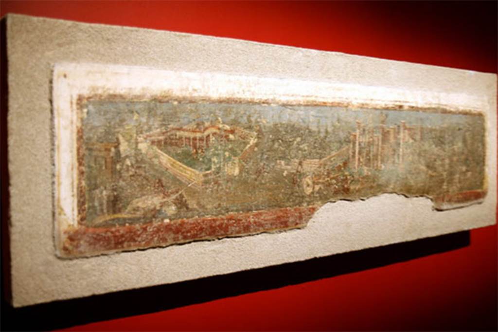 Villa San Marco, Stabiae. Room 29, landscape painting.
Stabia Antiquarium. Inventory number 62532.