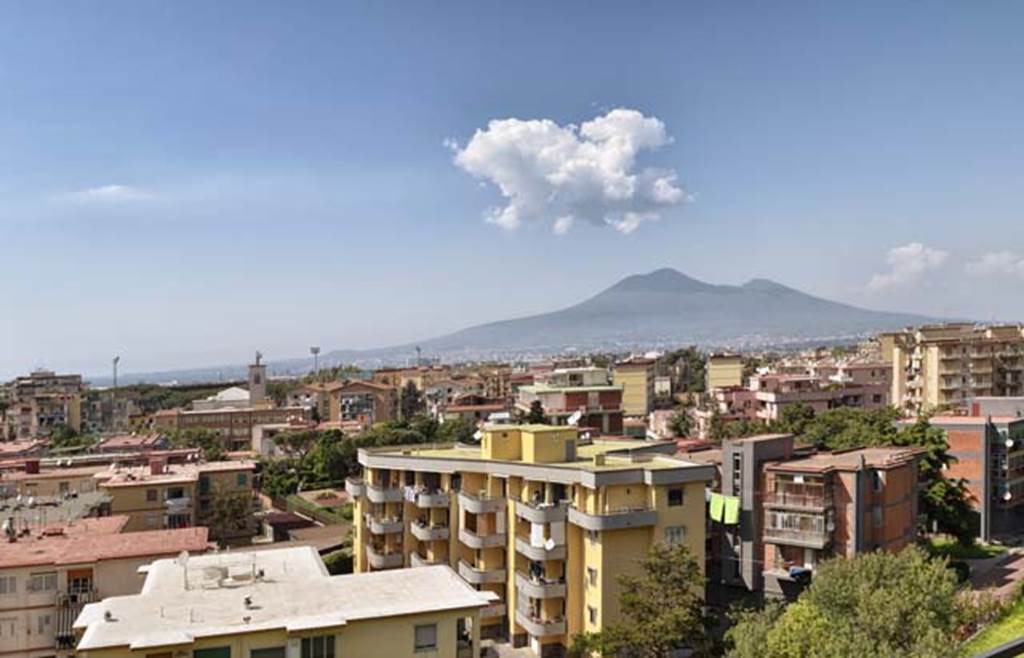 Villa San Marco, Stabiae, April 2018. Looking north from terrace across Castellamare.
Photo courtesy of Ian Lycett-King. Use is subject to Creative Commons Attribution-NonCommercial License v.4 International.