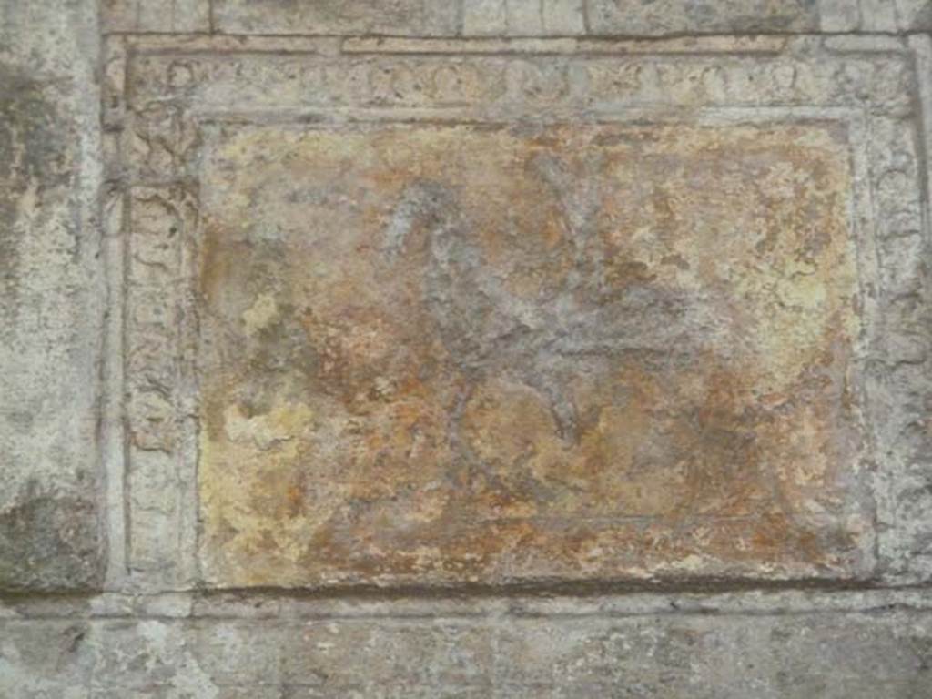 Villa San Marco, Stabiae, September 2015.  Area 65, painted panel above Venus.