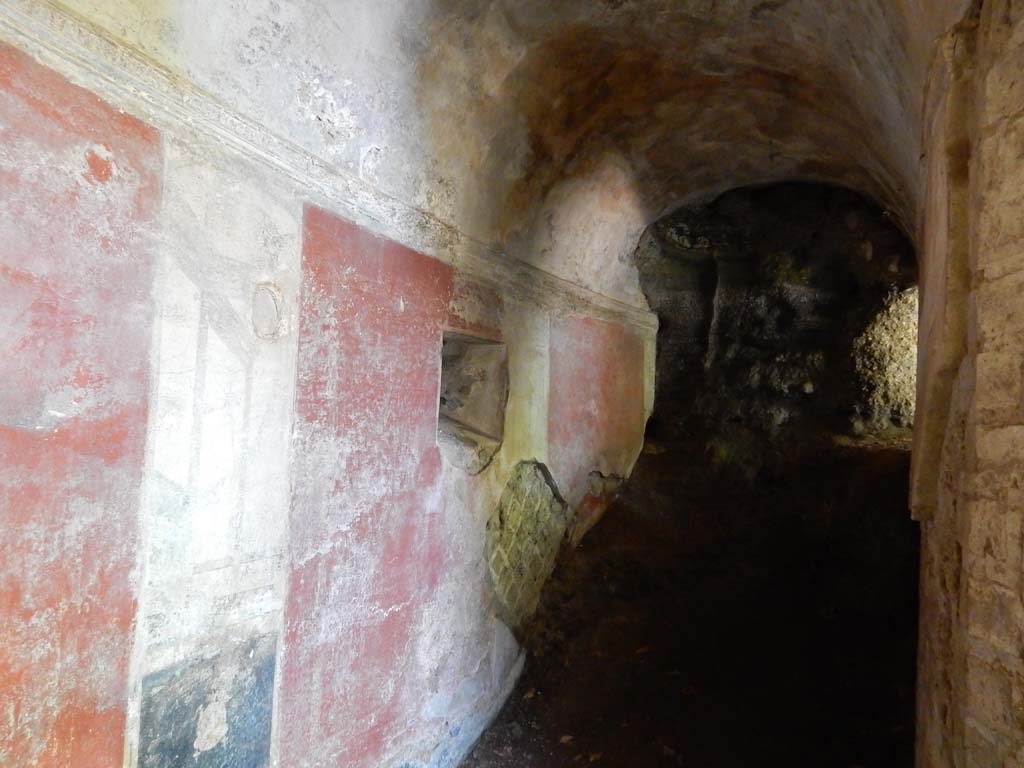 Villa San Marco, Stabiae, June 2019. Area 62, looking south along tunnel. Photo courtesy of Buzz Ferebee
