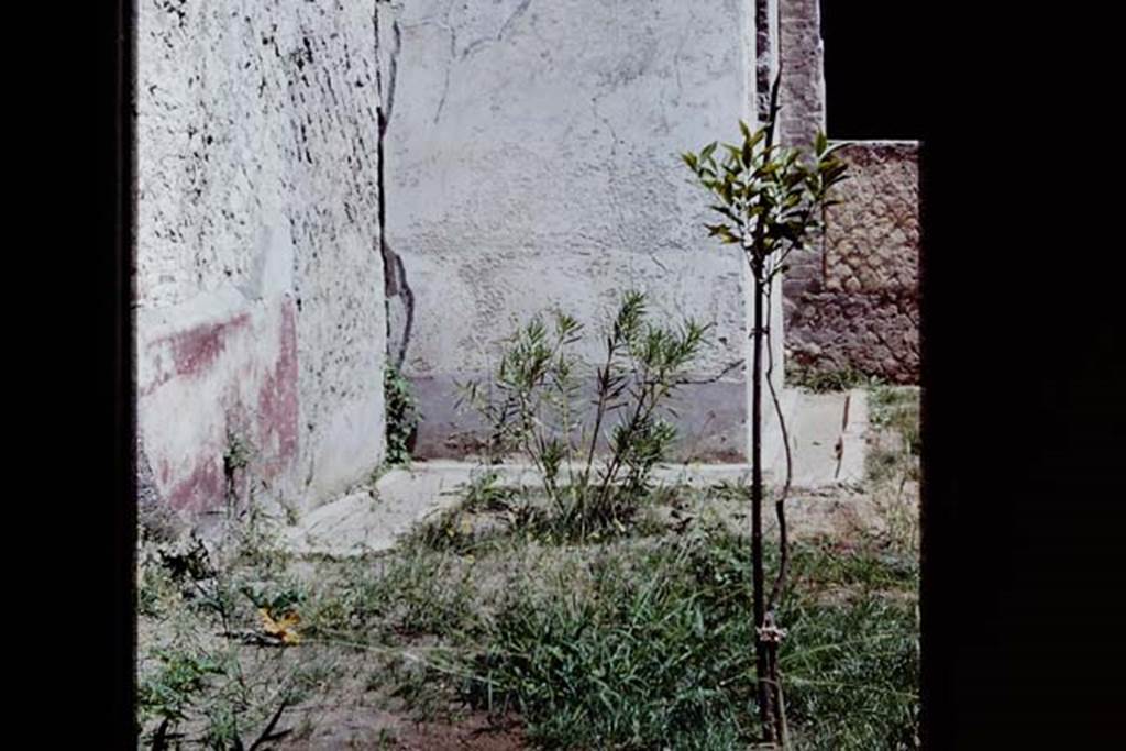 Villa San Marco, Stabiae, 1968. Room 19, looking east towards gutter in garden. Photo by Stanley A. Jashemski.
Source: The Wilhelmina and Stanley A. Jashemski archive in the University of Maryland Library, Special Collections (See collection page) and made available under the Creative Commons Attribution-Non Commercial License v.4. See Licence and use details. J68f1912