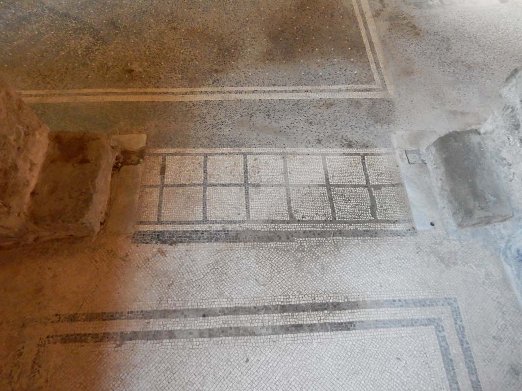Villa San Marco, Stabiae, June 2019. Room 23, doorway threshold from corridor 22. Photo courtesy of Buzz Ferebee