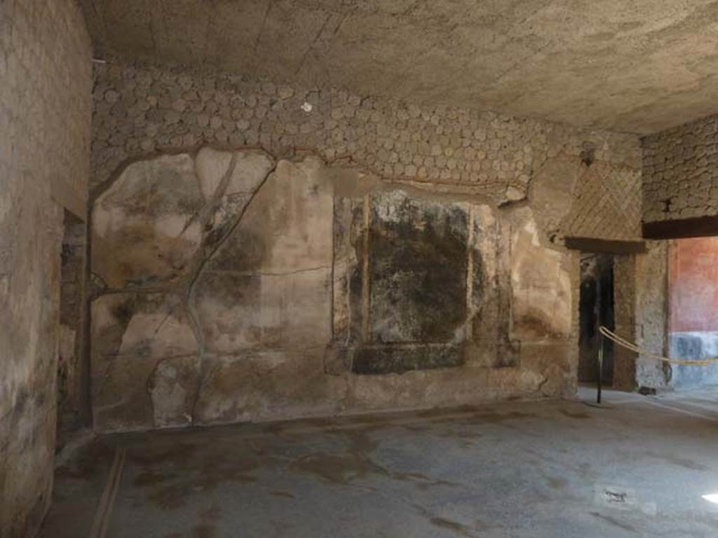 Villa San Marco, Stabiae, September 2015. Room 23, east wall.