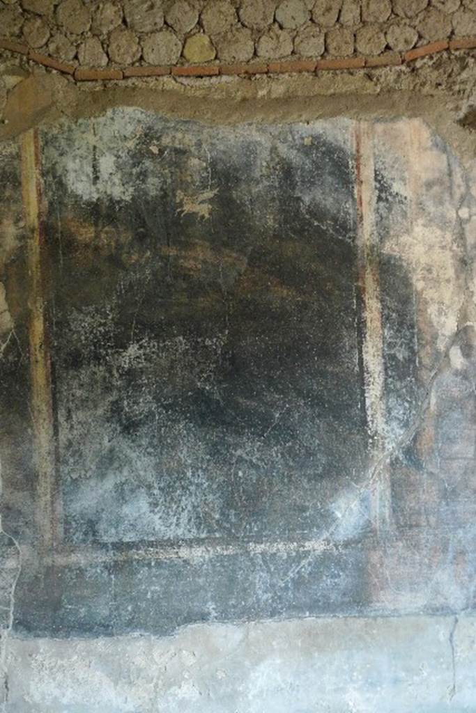 Castellammare di Stabia, Villa San Marco, July 2010. Room 23 in baths area, east wall with remains of painted decoration. Photo courtesy of Michael Binns.