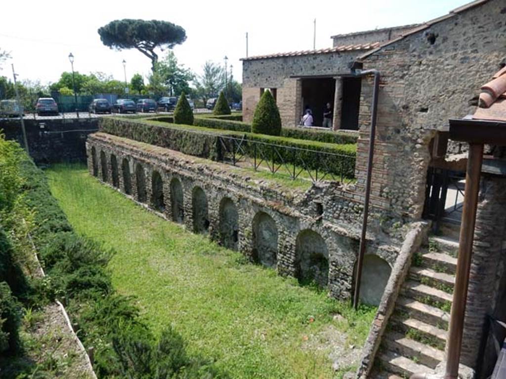 Villa of Mysteries, Pompeii. May 2015. South side of Villa. Photo courtesy of Buzz Ferebee.