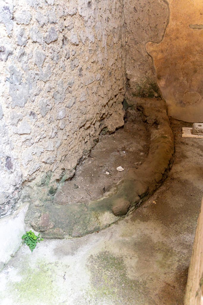 Villa of Mysteries, Pompeii. October 2023. 
Room 43, looking west. Photo courtesy of Johannes Eber.