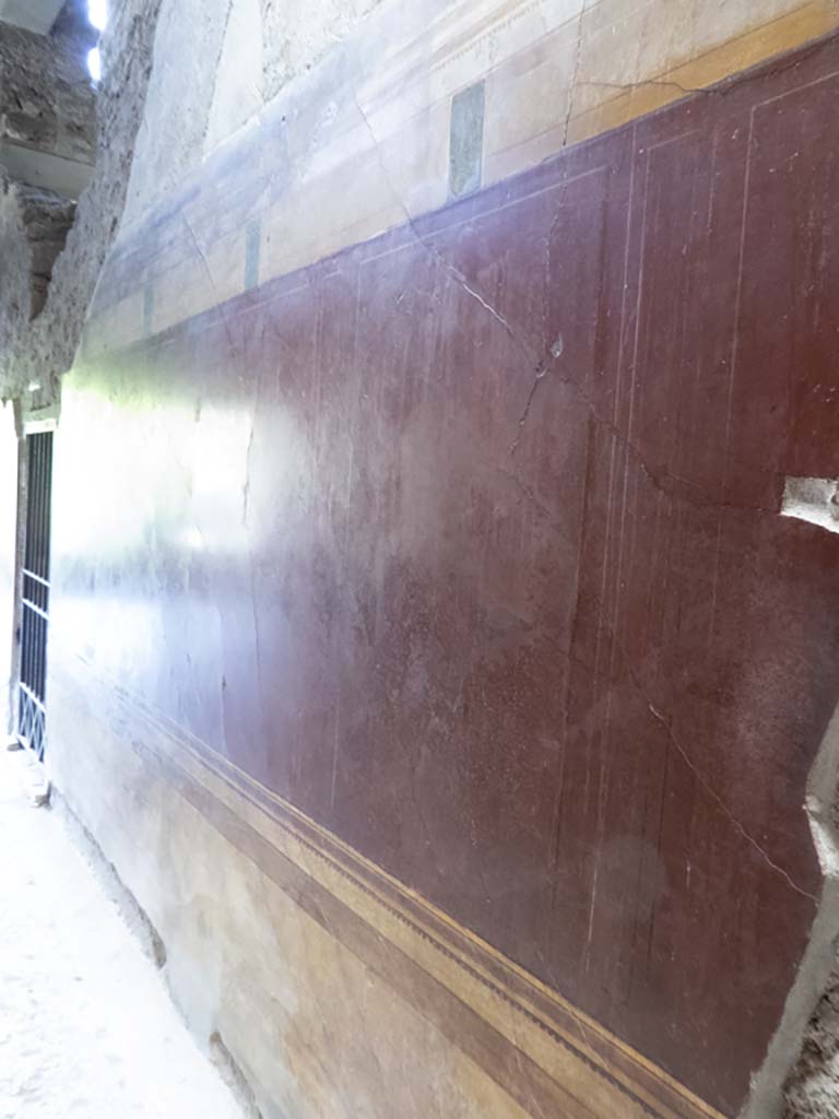 Villa of Mysteries, Pompeii. September 2017. Corridor F2, looking north along east wall.
Foto Annette Haug, ERC Grant 681269 DÉCOR.