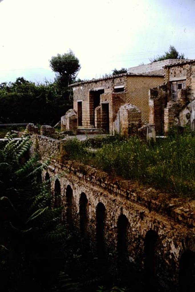 Villa of Mysteries, Pompeii. 1964. Looking north-east from roadway towards remains of exedra. Photo by Stanley A. Jashemski.
Source: The Wilhelmina and Stanley A. Jashemski archive in the University of Maryland Library, Special Collections (See collection page) and made available under the Creative Commons Attribution-Non Commercial License v.4. See Licence and use details.
J64f1502