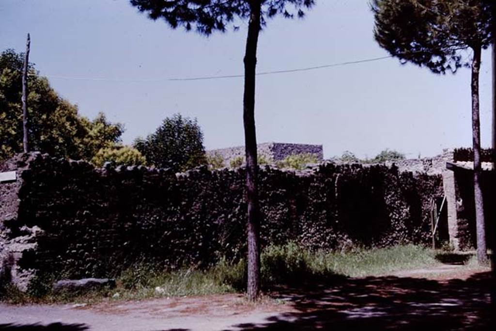 Via di Castricio, north side, Pompeii. 1964. West side of II.3.  Photo by Stanley A. Jashemski.
Source: The Wilhelmina and Stanley A. Jashemski archive in the University of Maryland Library, Special Collections (See collection page) and made available under the Creative Commons Attribution-Non Commercial License v.4. See Licence and use details.
J64f1074