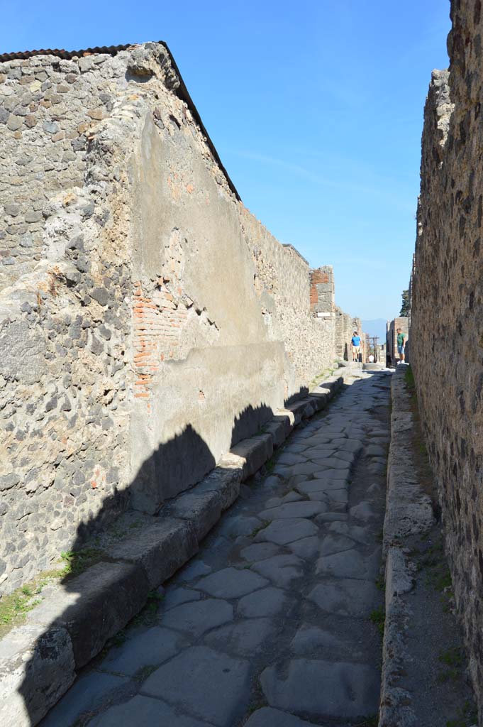 Vicolo di Mercurio, north side, Pompeii. October 2017. Looking east along side wall of VI.2.32/4.
Foto Taylor Lauritsen, ERC Grant 681269 DÉCOR.