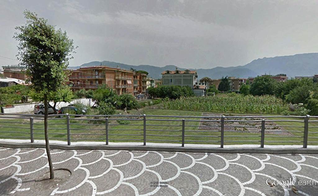 Pompeii, Tombe del Fondo Squillante. 2012. Location where tombs were found. Photo © courtesy of Google Earth.