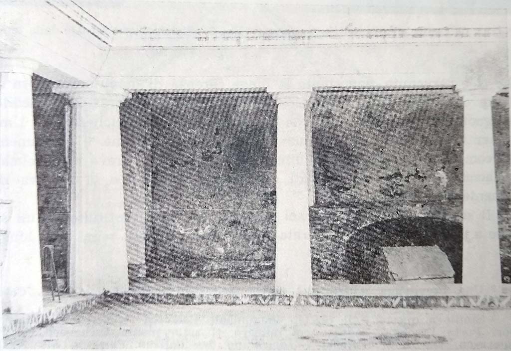 Tomba in località Cimitero di Pompei. Ubicazione della tomba. Location of the tomb.
Vedi/See De Caro, S., Notizie di vecchi scavi. Una tomba antica nel cimitero di Pompei, in Pompeii Herculaneum Stabiae, 1983, p. 41, fig. 1.