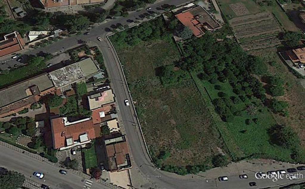 Pompeii Fondo Azzolini. 2014. Aerial view of site. Photo © Google Earth.gle Earth.