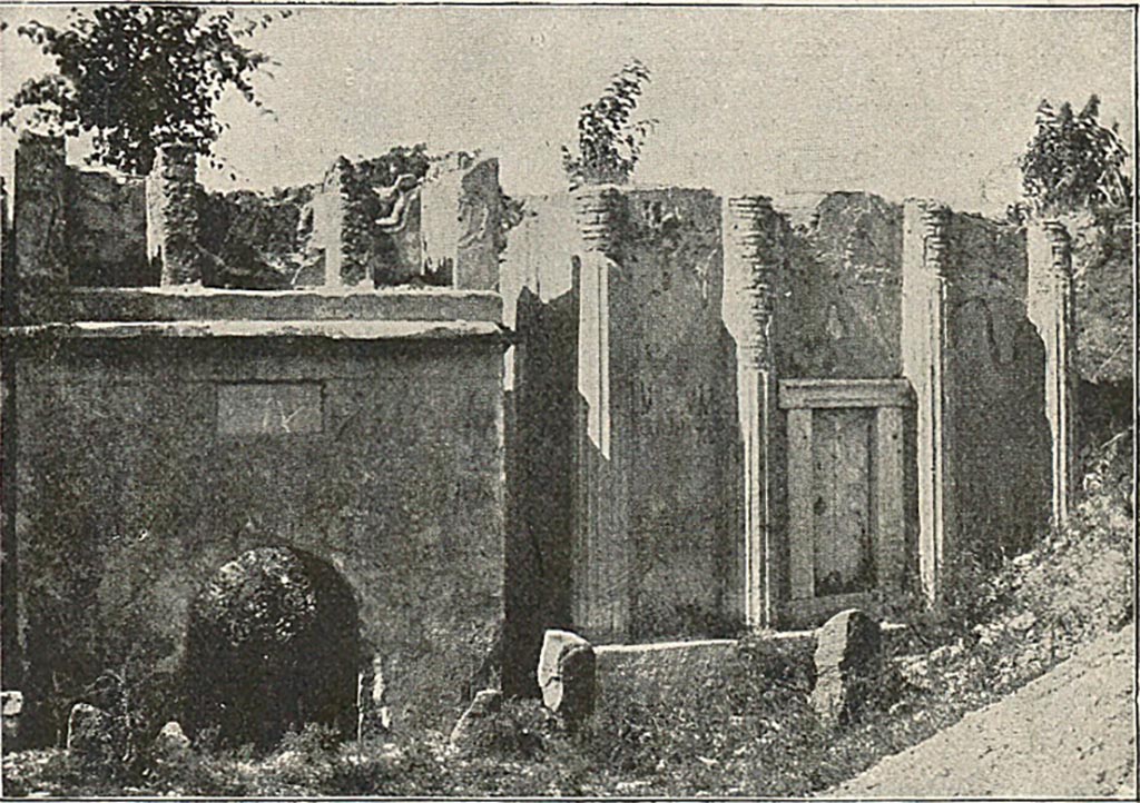 FP6 Pompeii right and FP5 left. Late 19th century photo.
See Mau, A., 1908. Pompeji in Leben und Kunst, Lipsia, 1908, p. 453, fig. 267.