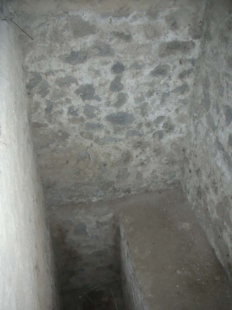 Tower II, Pompeii. May 2010. 
Looking west through rectangular opening in north wall. Photo courtesy of Ivo van der Graaff.
