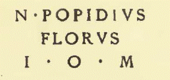 Boscoreale. Villa of Numerius Popidius Florus. Plaque found opposite the south portico.