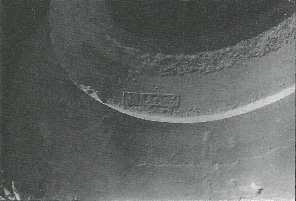 Pompei. Scavi, presso Stazione 'Scavi' della Circumvesuviana a Porta Nola. Dolia rim with stamp of PRIMOGEN.
See Garcia y Garcia L., 2017. Scavi Privati nel Territorio di Pompei. Roma: Arbor Sapientiae, n. 78, p. 508 fig. 320, a to f.
