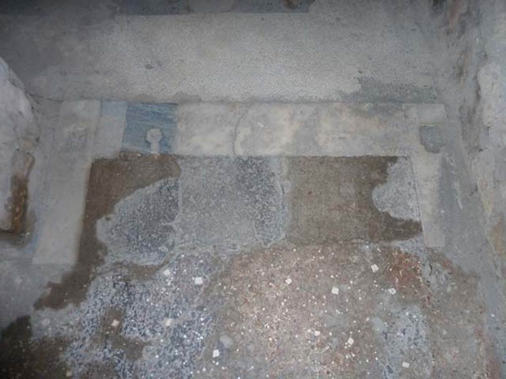 Oplontis, September 2015. Room 1, flooring.