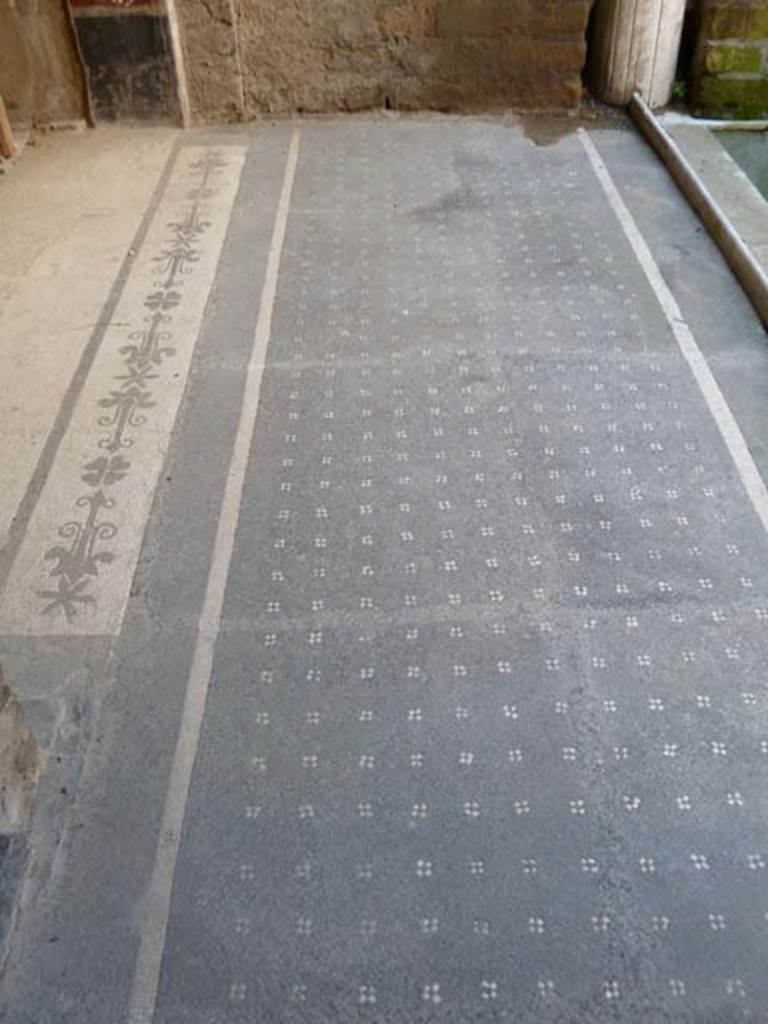 Oplontis, May 2011. Room 16, looking west across mosaic flooring. Photo courtesy of Michael Binns.