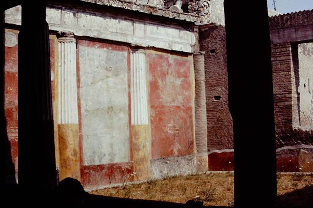 Oplontis, 1974. Room 20, looking towards north-west corner.  Photo by Stanley A. Jashemski.   
Source: The Wilhelmina and Stanley A. Jashemski archive in the University of Maryland Library, Special Collections (See collection page) and made available under the Creative Commons Attribution-Non Commercial License v.4. See Licence and use details.
J74f0617