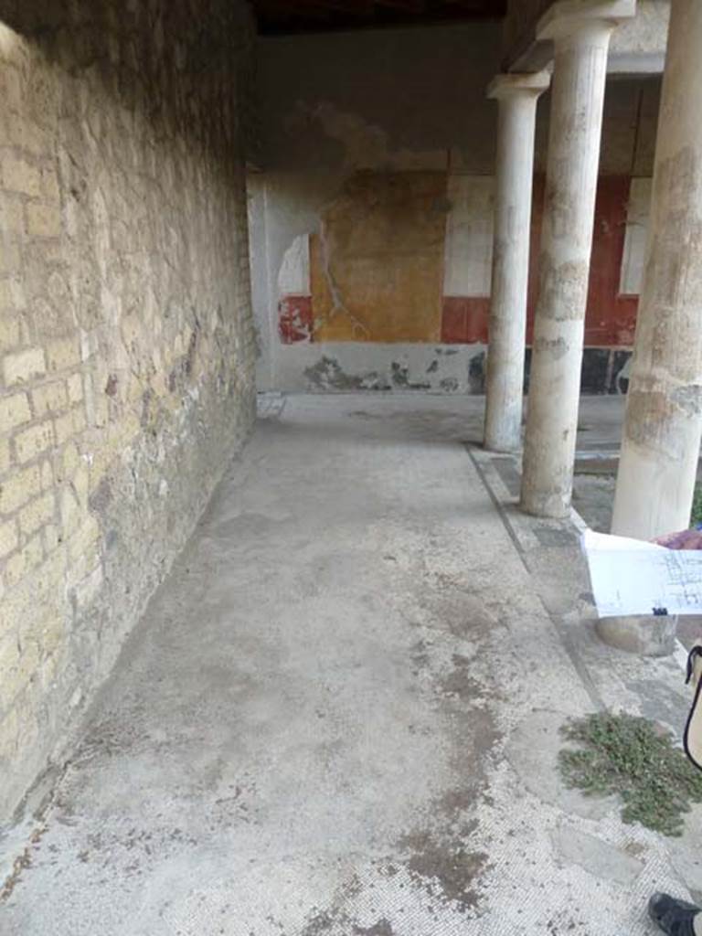 Oplontis, September 2015. East Portico 34, looking south.