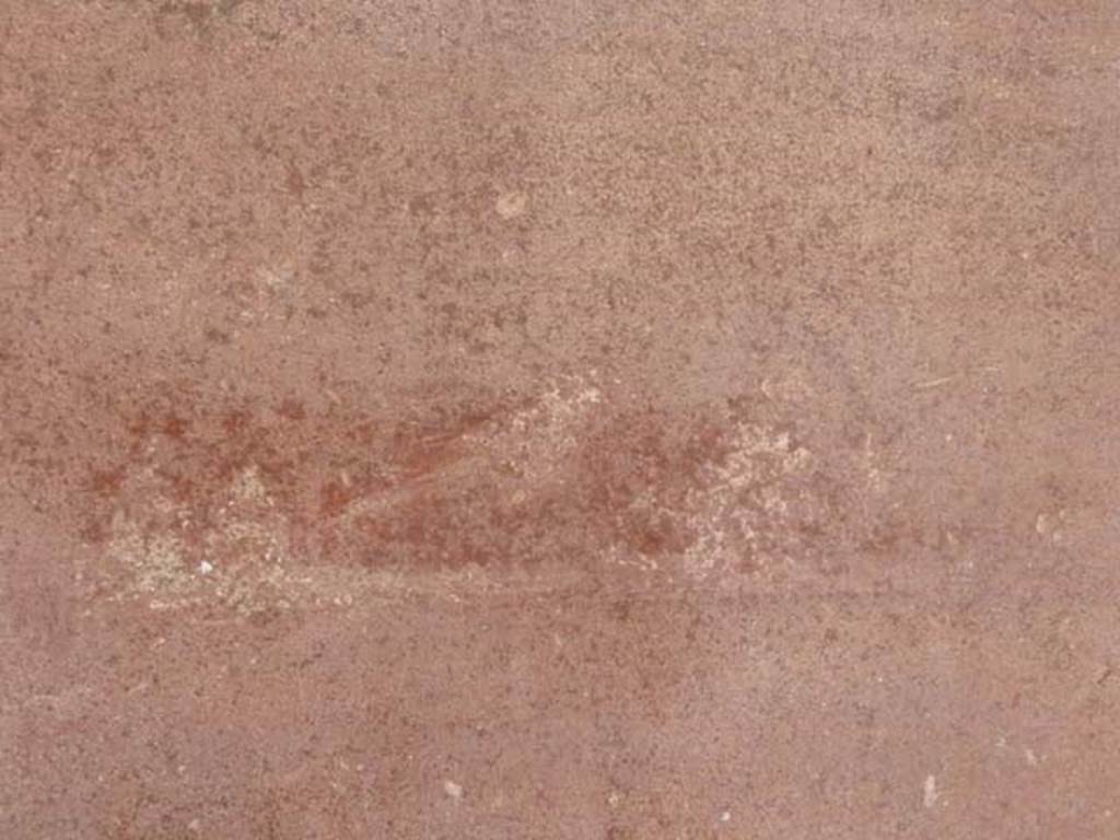Oplontis, September 2015. East Portico 34, remains of painted bird in centre of red panel.