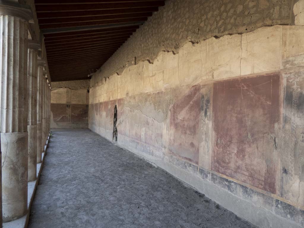 Oplontis Villa of Poppea, September 2017. Portico 40, looking north along east portico. 
Foto Annette Haug, ERC Grant 681269 DÉCOR.