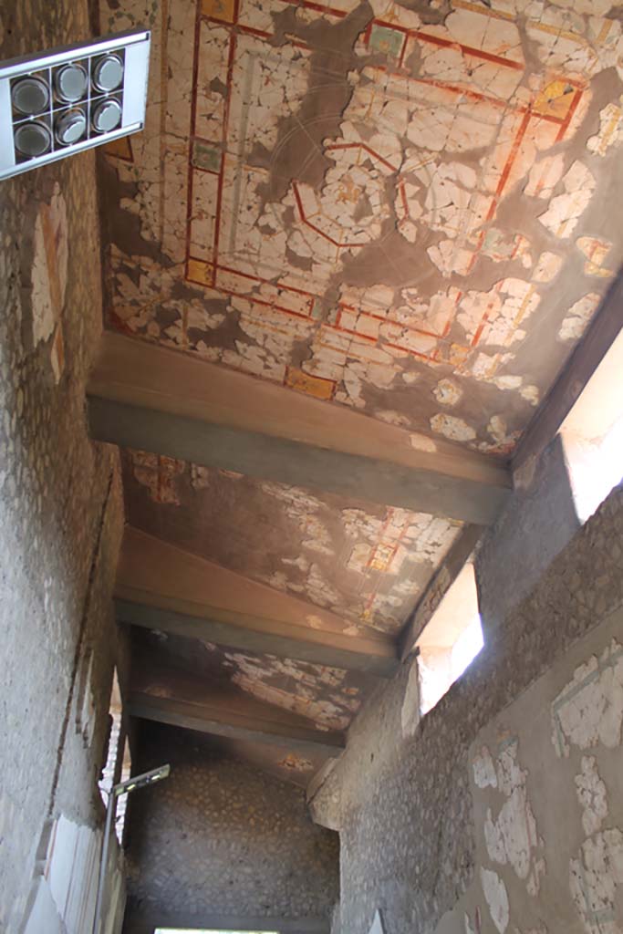 Oplontis Villa of Poppea, March 2014. Corridor 46, looking east along ceiling.  
Foto Annette Haug, ERC Grant 681269 DÉCOR.