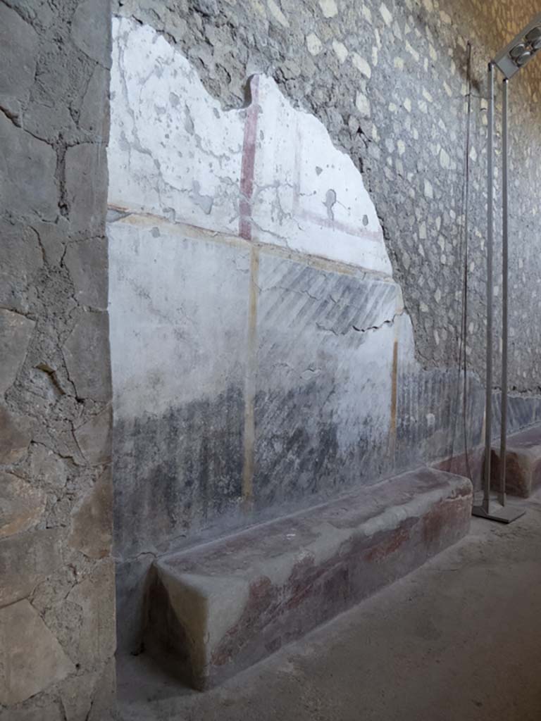 Oplontis Villa of Poppea, September 2017. Corridor 46, detail from north wall at west end.  
Foto Annette Haug, ERC Grant 681269 DÉCOR