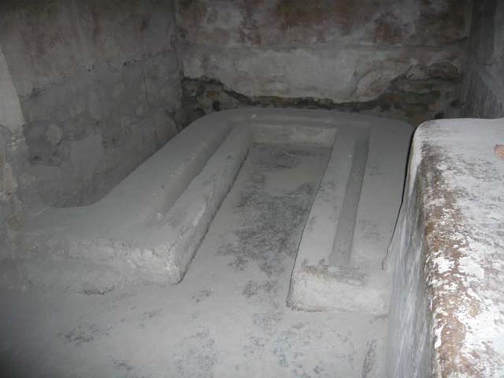 Oplontis, May 2011. Room 48, looking north across latrine. Photo courtesy of Buzz Ferebee.