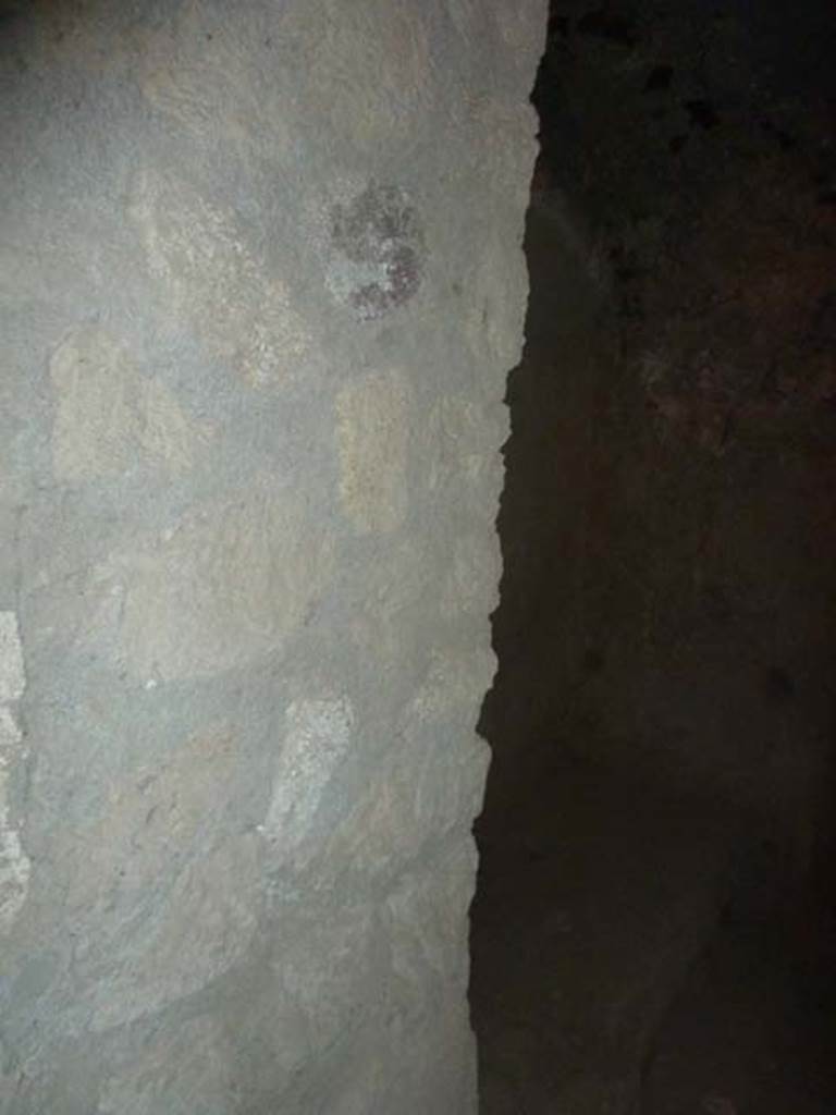 Oplontis, September 2015. Room 49, recess on west side of doorway, in south wall.