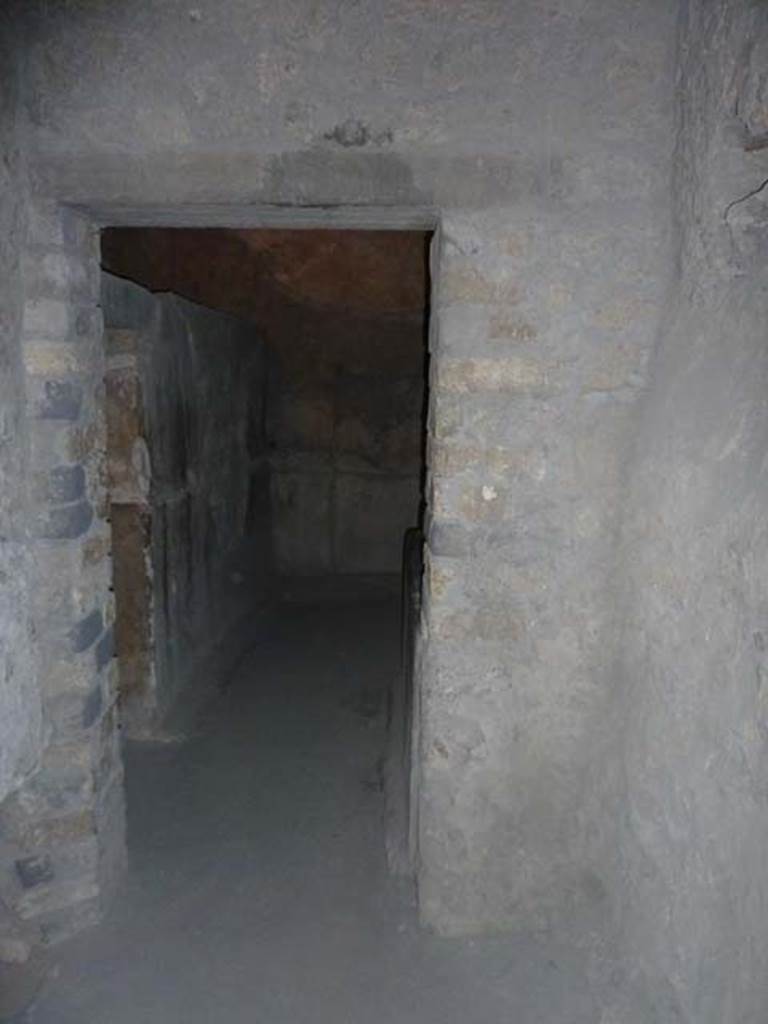 Oplontis, September 2015. Room 51, west wall with doorway to room 48.