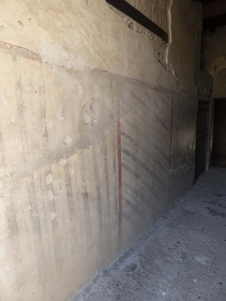 Oplontis Villa of Poppea, September 2017. Corridor 52, looking south along east wall. 
Foto Annette Haug, ERC Grant 681269 DÉCOR.