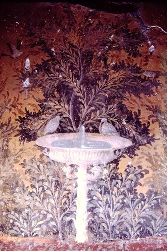 Oplontis, 1976.Room 61, south wall. Photo by Stanley A. Jashemski.   
Source: The Wilhelmina and Stanley A. Jashemski archive in the University of Maryland Library, Special Collections (See collection page) and made available under the Creative Commons Attribution-Non Commercial License v.4. See Licence and use details. J76f0391