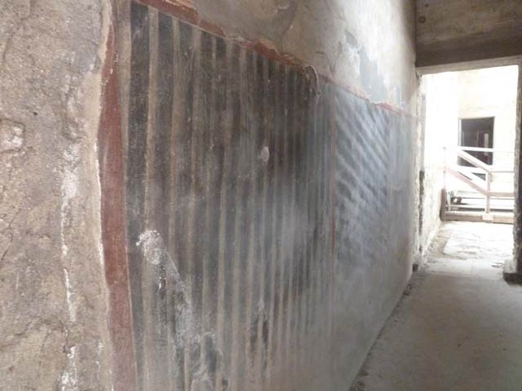 Oplontis, September 2015. Room 67, looking north along west wall.