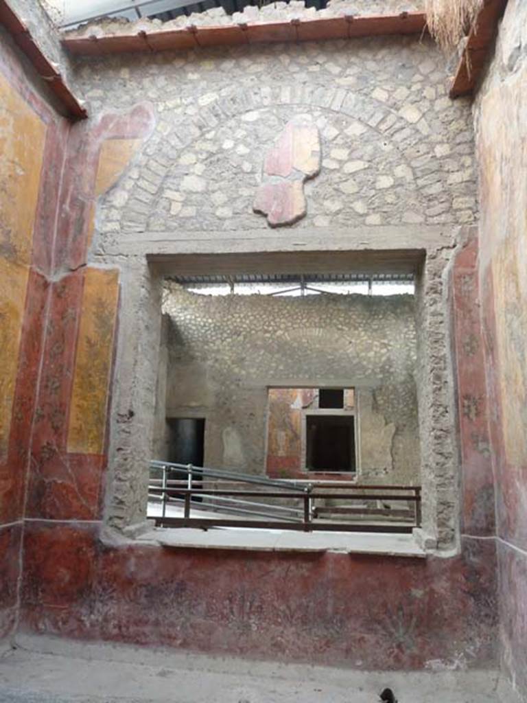 Oplontis, September 2015. Room 68, looking towards north wall, with window to room 69.