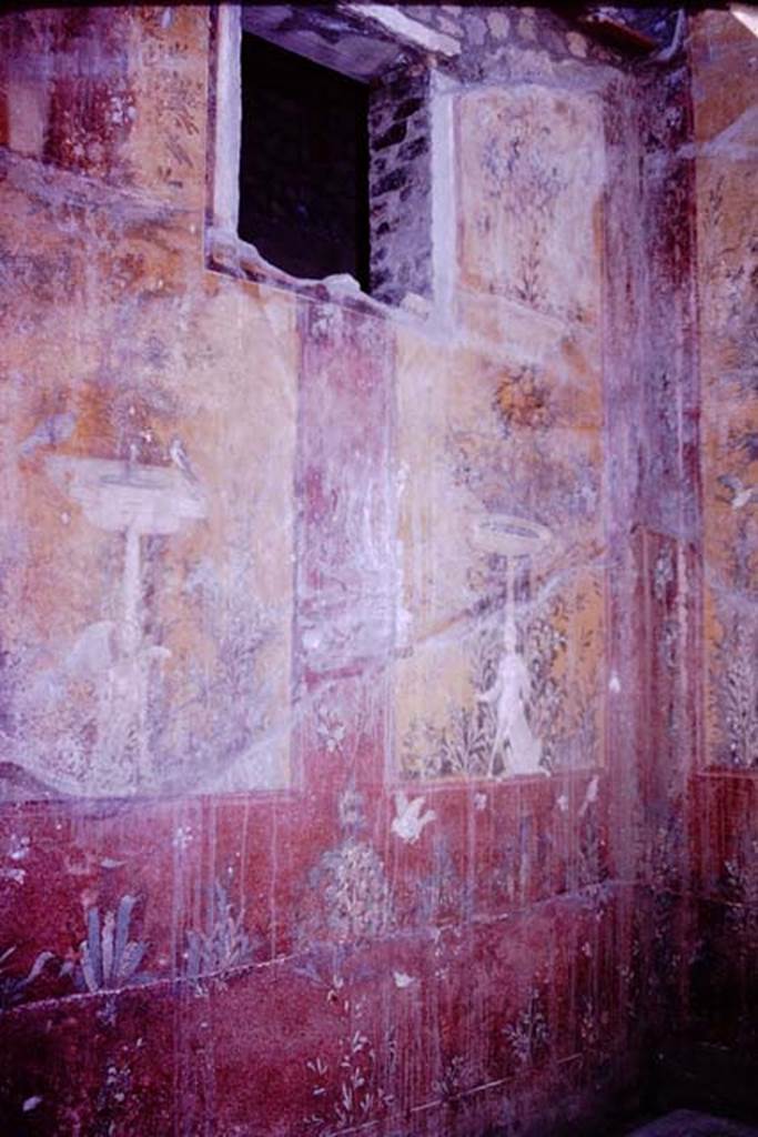 Oplontis, 1977. Room 70, west wall. Photo by Stanley A. Jashemski.   
Source: The Wilhelmina and Stanley A. Jashemski archive in the University of Maryland Library, Special Collections (See collection page) and made available under the Creative Commons Attribution-Non Commercial License v.4. See Licence and use details. J77f0375