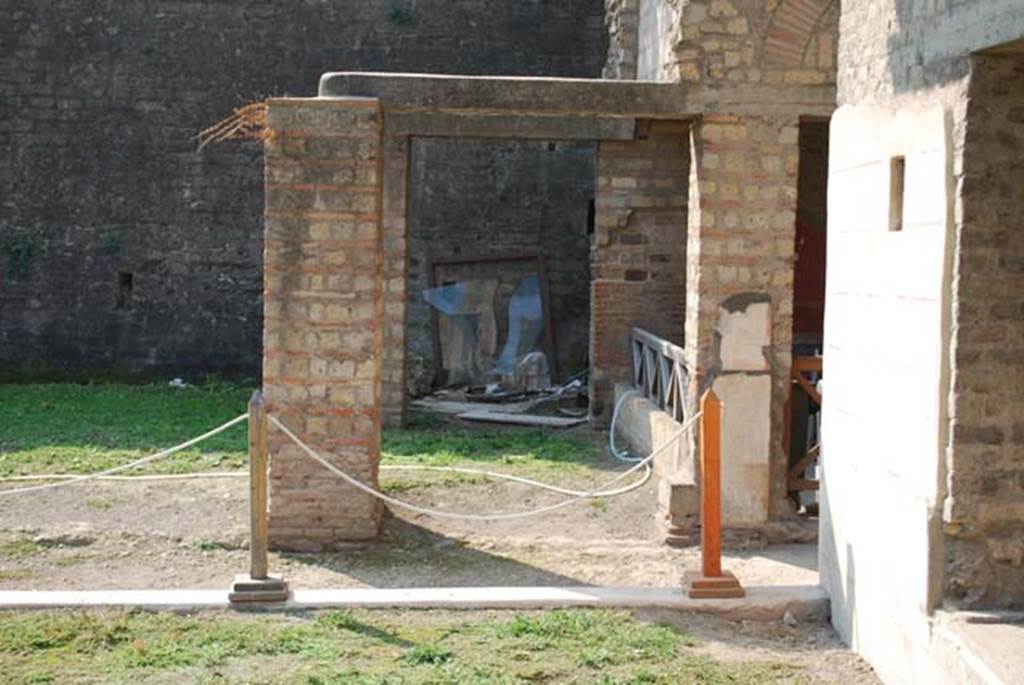Oplontis Villa of Poppea, September 2009. Room 92, western end looking south into areas 85, 86 and 91
Photo courtesy of Drew Baker - from the King's College London, Villa of Oplontis Archive.