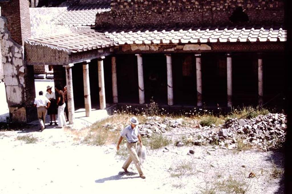 Oplontis, 1973. Looking south-east towards the Portico33. Photo by Stanley A. Jashemski. 
Source: The Wilhelmina and Stanley A. Jashemski archive in the University of Maryland Library, Special Collections (See collection page) and made available under the Creative Commons Attribution-Non Commercial License v.4. See Licence and use details. J73f0381
