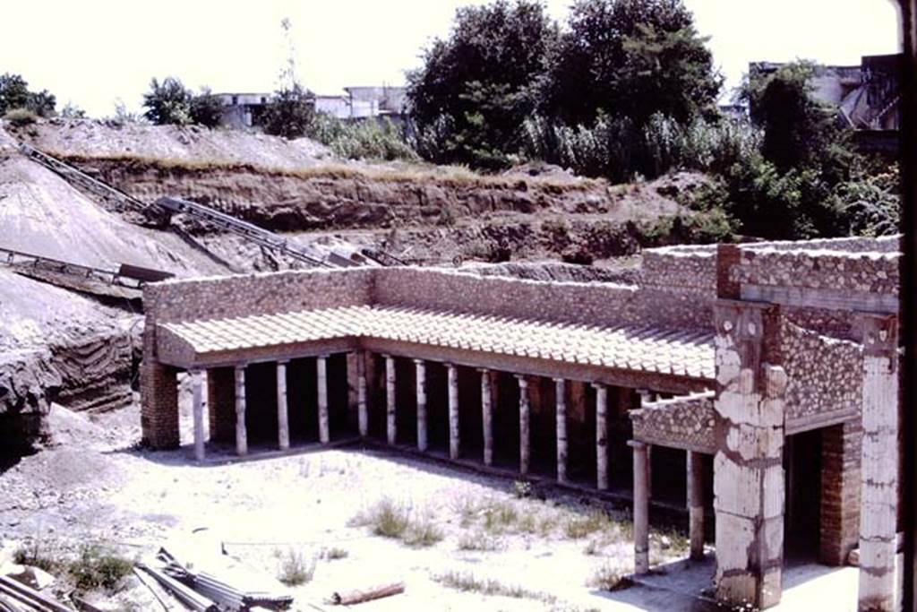 Oplontis.1973. Looking south-east. Photo by Stanley A. Jashemski. 
Source: The Wilhelmina and Stanley A. Jashemski archive in the University of Maryland Library, Special Collections (See collection page) and made available under the Creative Commons Attribution-Non Commercial License v.4. See Licence and use details. J73f0357