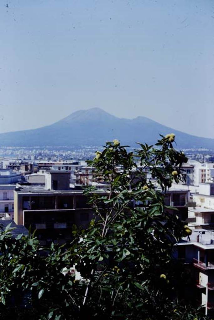 Stabiae, Secondo Complesso, 1968. Looking north towards Vesuvius.
Photo by Stanley A. Jashemski
Source: The Wilhelmina and Stanley A. Jashemski archive in the University of Maryland Library, Special Collections (See collection page) and made available under the Creative Commons Attribution-Non Commercial License v.4. See Licence and use details.
Jmis0096