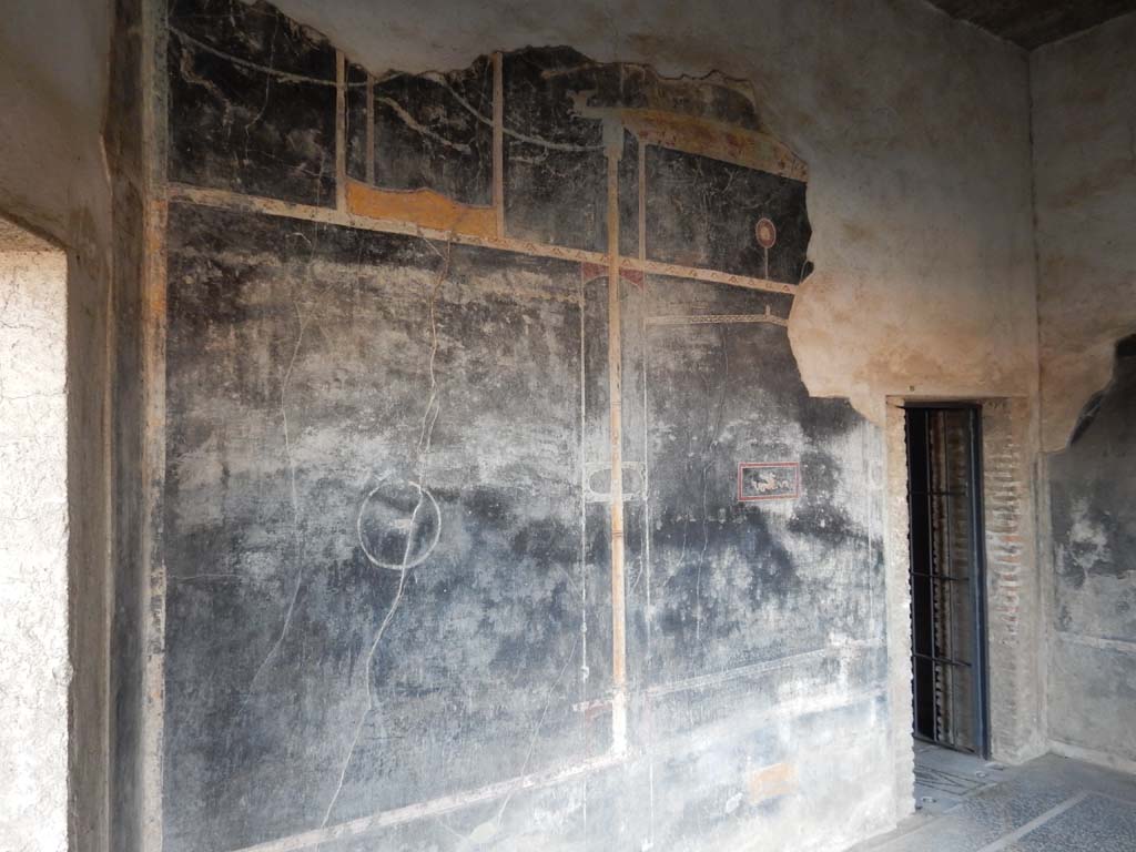 Stabiae, Secondo Complesso, June 2019. Room 15, south wall with doorway to room 19, on right.  
Photo courtesy of Buzz Ferebee.