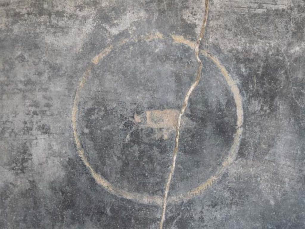 Stabiae, Secondo Complesso, May 2010. Room 15, detail of painted medallion of a deer from south wall. Photo courtesy of Buzz Ferebee