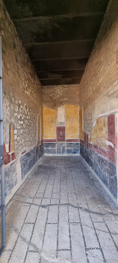 Stabiae, Villa Arianna, December 2023.
Room 11, looking south across mosaic floor. Photo courtesy of Miriam Colomer.