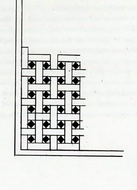 Stabiae, Villa Arianna, drawing of mosaic floor from Weber’s room 34, now room 27. 
See Ruggiero M., 1881. Degli scavi di Stabia dal 1749 al 1782, Naples, (detail from Tav. IV).