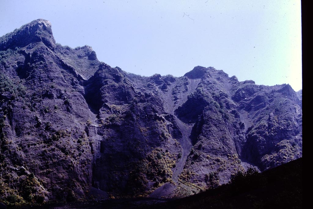 Vesuvius, 1972. Lava landscape. Photo by Stanley A. Jashemski. 
Source: The Wilhelmina and Stanley A. Jashemski archive in the University of Maryland Library, Special Collections (See collection page) and made available under the Creative Commons Attribution-Non-commercial License v.4. See Licence and use details.
J72f0043